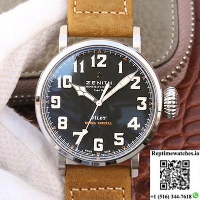 Zenith Pilot Type 20 Extra Special 03.2430.3000.21.C738 Xf Factory Black Dial-Rep Time Watches