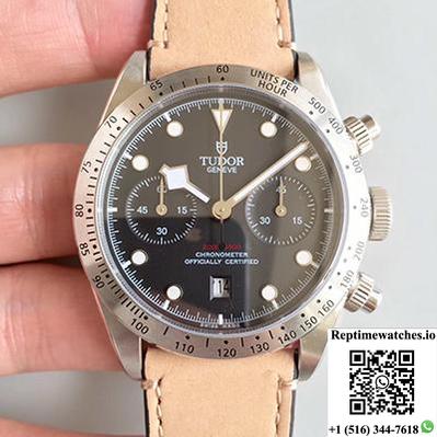 Tudor Heritage Black Bay Chrono 2018 79350-0002 Zf Factory Black Dial-Rep Time Watches