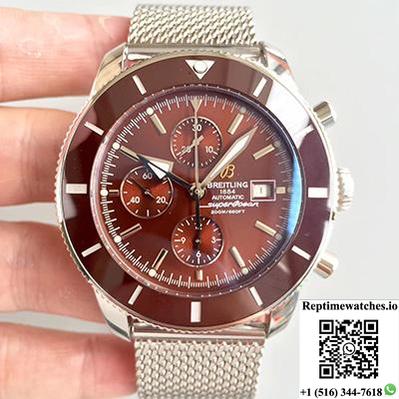 Breitling Superocean Heritage Ii Chronograph 46 A1331233/Q616/152A Gf Factory Chocolate Dial-Rep Time Watches