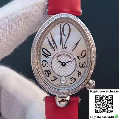 Breguet Ladies Reine De Naples 8918Bb/58/864/D00D White Dial-Rep Time Watches