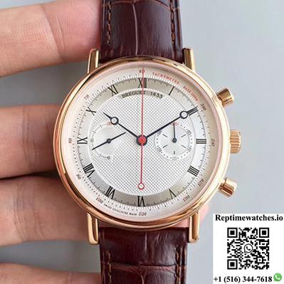 Breguet Classique 5287Br/12/9Zu White Dial-Rep Time Watches