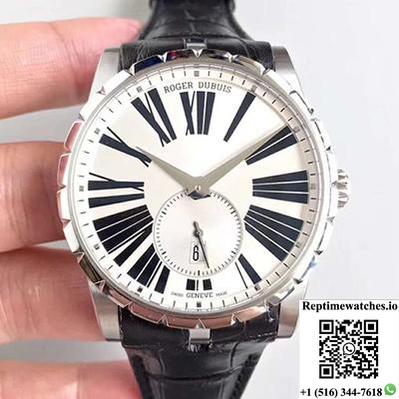 Roger Dubuis Excalibur 42Mm Automatic Rddbex0536 Silver Dial-Rep Time Watches