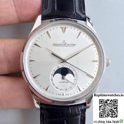 Jaeger-Lecoultre Master Ultra Thin Moon 1368420 Zf Factory Silver Dial-Rep Time Watches
