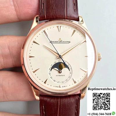 Jaeger-Lecoultre Master Ultra Thin Moon 1362520 Zf Factory White Dial-Rep Time Watches