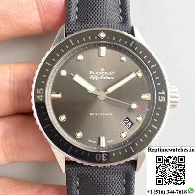 Blancpain Fifty Fathoms Bathyscaphe 5000-1110-B52A Zf Factory Meteor Grey Dial-Rep Time Watches