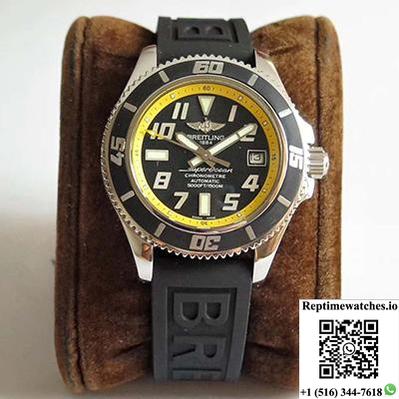 Breitling Superocean 42 Abyss Yellow A1736402/Ba32 Zf Factory Black &Amp; Yellow Dial-Rep Time Watches
