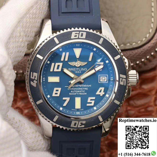 Breitling Superocean 42 A173643B/C868 Zf Factory Blue Dial-Rep Time Watches