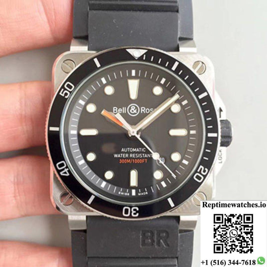 Bell & Ross Br 03-92 Diver V2 Black Dial-Rep Time Watches