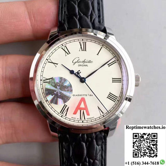 Glashutte Original Senator Excellence 1-39-52-01-02-04 V4 Stainless Steel Case White Dial Fk Factory-Rep Time Watches
