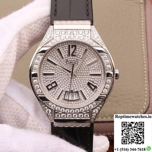 Piaget Polo Mks Factory Stainless Steel Case Diamond Dial-Rep Time Watches