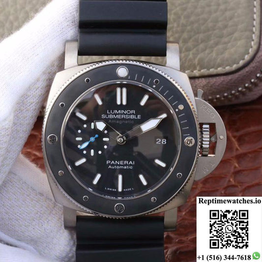Panerai Luminor Submersible 1950 Amagnetic 3 Days Pam1389 Vs Factory Black Dial-Rep Time Watches