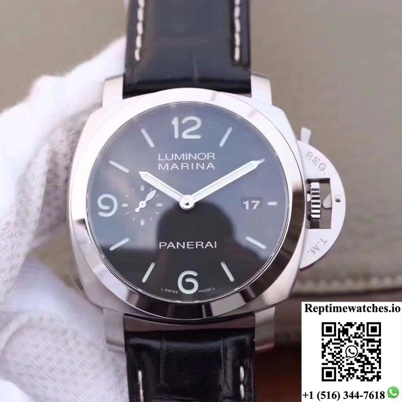Panerai Luminor Marina 1950 Pam312 Vs Factory V2 Black Dial-Rep Time Watches