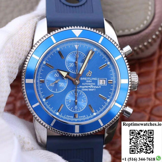 Breitling Superocean Heritage Ii Chronograph A1331216 Om Factory Blue Dial-Rep Time Watches