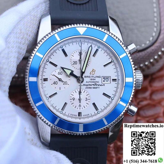 Breitling Superocean Heritage Ii 46Mm A1331217 Om Factory White Dial-Rep Time Watches