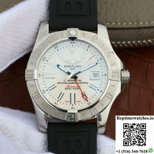 Breitling Avenger Ii Gmt A3239011/G778/153S Gf Factory White Dial-Rep Time Watches