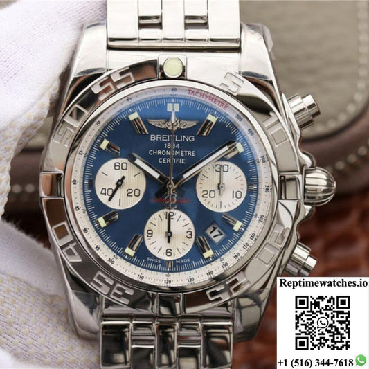 Breitling Chronomat 44Mm Ab011012/C788/435X/A20Ba.1 Gf Factory Blue Dial-Rep Time Watches