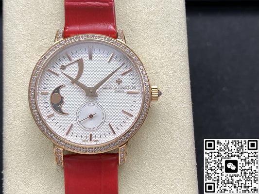 Vacheron Constantin Traditionnelle 83570-000R-B691 TW factory crocodile leather strap