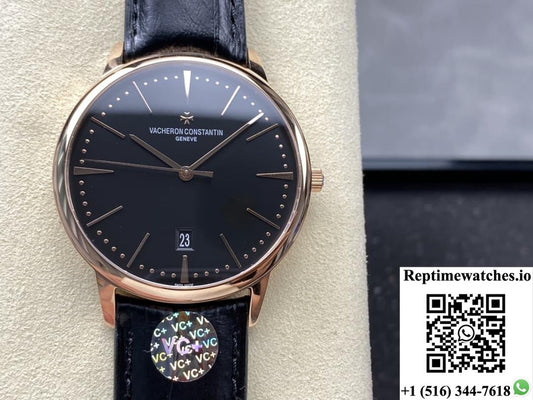 Vacheron Constantin Patrimony 85180-000R-9232 VC+ Factory Alligator Leather Strap