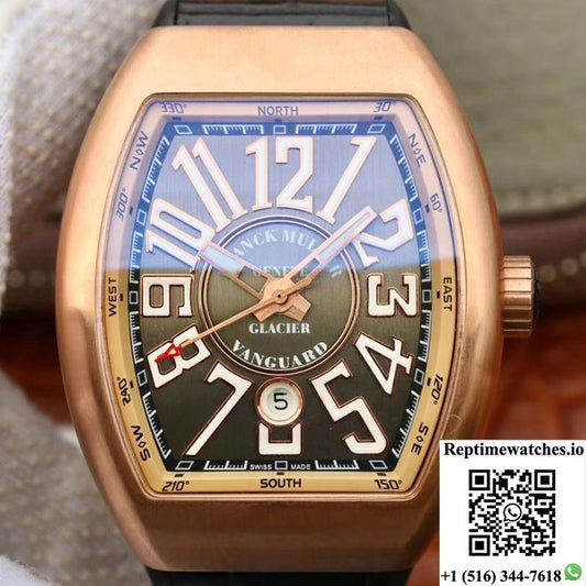 Franck Muller Vanguard V45-01 Gray Dial-Rep Time Watches