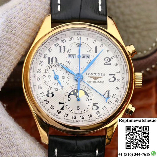 Longines Conquest Classic 18K Yellow Gold L27735787 Gs Factory White Dial-Rep Time Watches