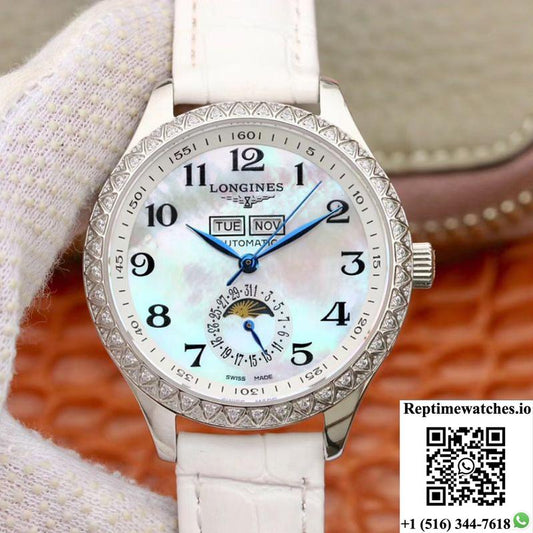 Longines Master Collection L2.503.0.83.3 Tw Factory Mother Of Pearl Dial-Rep Time Watches
