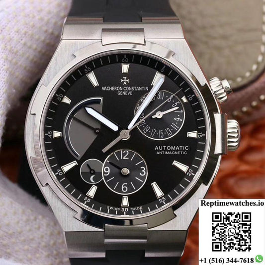 Vacheron Constantin Overseas Dual Time 47450/000W-9511 Twa Factory Black Dial-Rep Time Watches