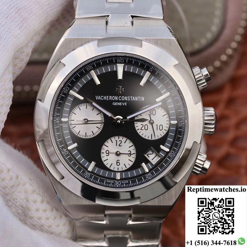 Vacheron Constantin Overseas 5500V/110A-B481 8F Factory Black Dial-Rep Time Watches