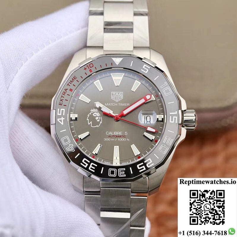 Tag Heuer Aquaracer Calibre 5 English Premier League Limited Way201D.Ba0927 Gray Dial-Rep Time Watches