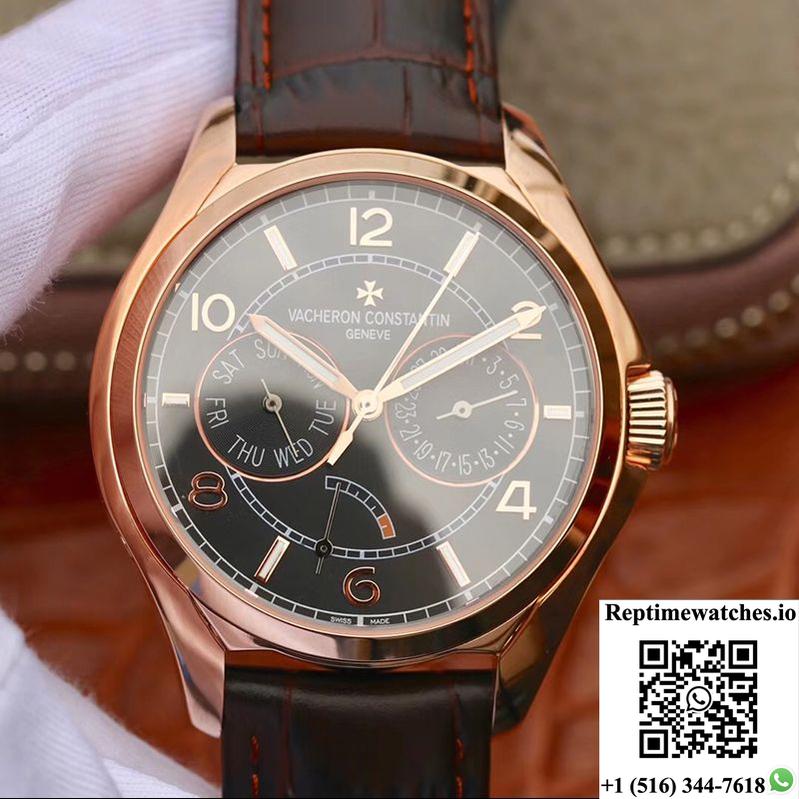 Vacheron Constantin Fiftysix Day-Date 4400E/000R/B436 Black Dial-Rep Time Watches