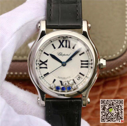 Chopard Happy Sport 36MM Automatic Stainless Steel Diamonds YF Factory 278559-3001