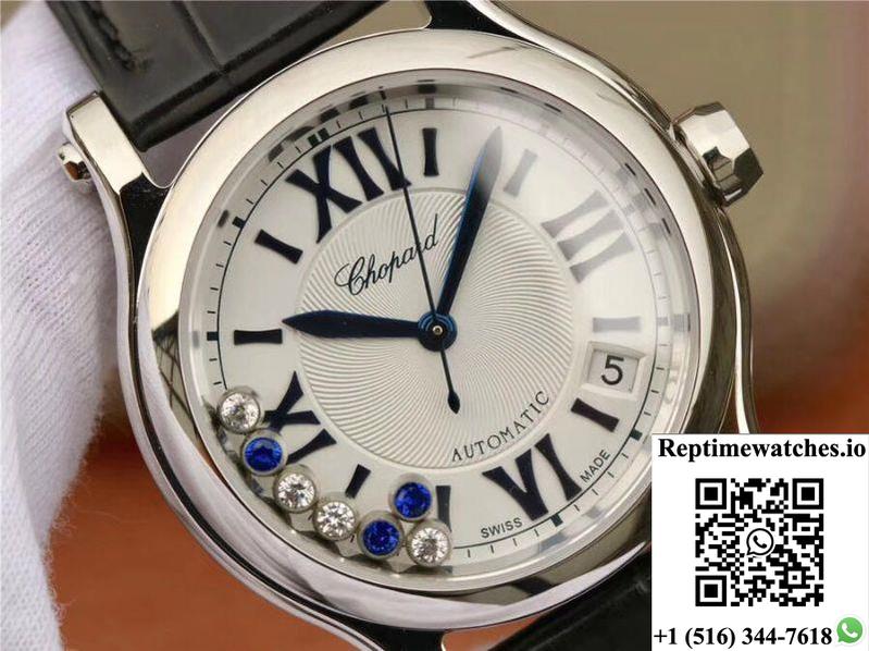 Chopard Happy Sport 36Mm Automatic Stainless Steel Diamonds Yf Factory 278559-3001-Rep Time Watches