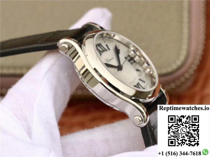 Chopard Happy Sport 36Mm Automatic Stainless Steel Diamonds Yf Factory 278559-3001-Rep Time Watches
