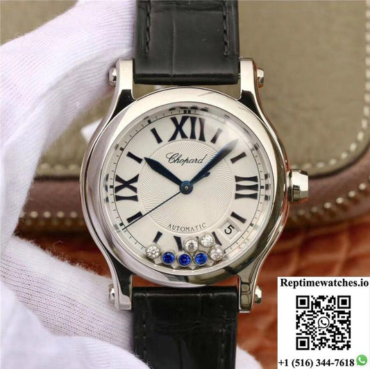 Chopard Happy Sport 36Mm Automatic Stainless Steel Diamonds Yf Factory 278559-3001-Rep Time Watches