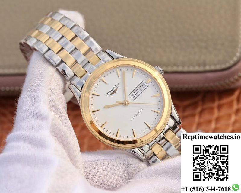 Longines Flagship Automatic Double Calendar L4.899.3.22.7-Rep Time Watches