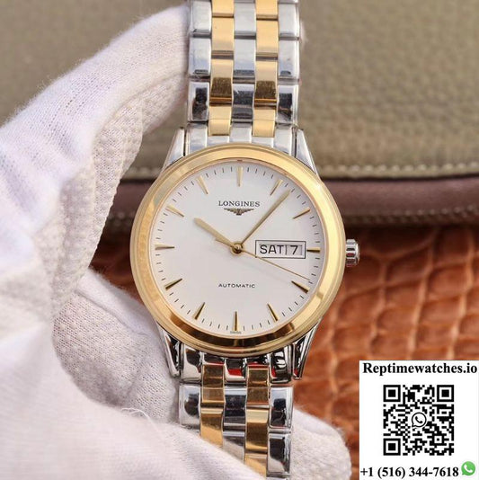 Longines Flagship Automatic Double Calendar L4.899.3.22.7-Rep Time Watches