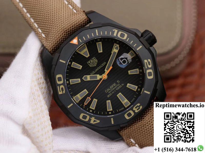 Tag Heuer Aquaracer Swiss Eta2824 Way108A.Ft6141 V6 Factory Bronze 43Mm-Rep Time Watches