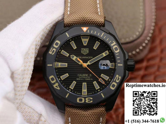 Tag Heuer Aquaracer Swiss Eta2824 Way108A.Ft6141 V6 Factory Bronze 43Mm-Rep Time Watches
