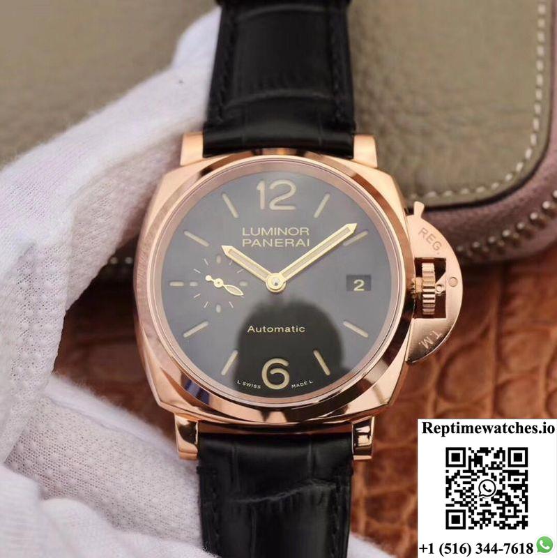 Vs Factory Panerai Luminor Due 38Mm Pam01029 Rose Gold-Rep Time Watches