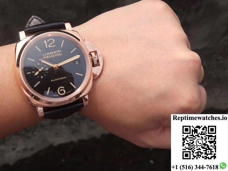 Vs Factory Panerai Luminor Due 38Mm Pam01029 Rose Gold-Rep Time Watches