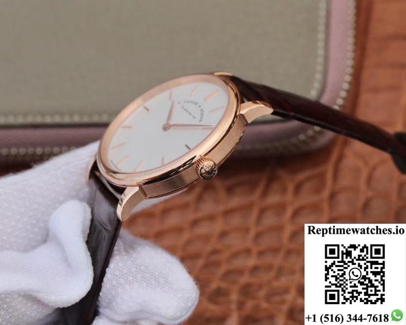 A. Lange &Amp; Sohne Saxonia Thin Pink Gold 201.033 Sv Factory-Rep Time Watches