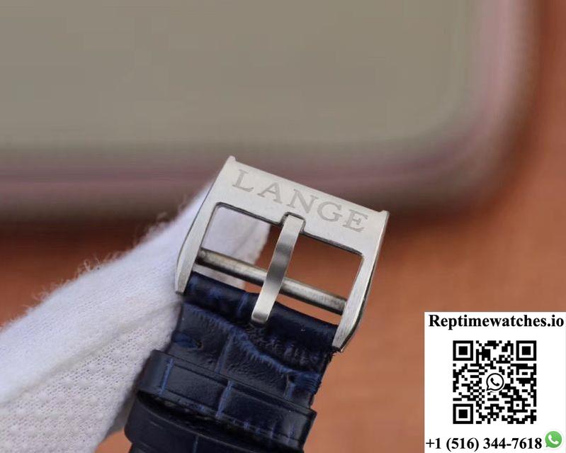 A. Lange &Amp; Sohne Saxonia Thin Gold-Flux-Coated Dial In Copper-Blue 205.086 Sv Factory-Rep Time Watches