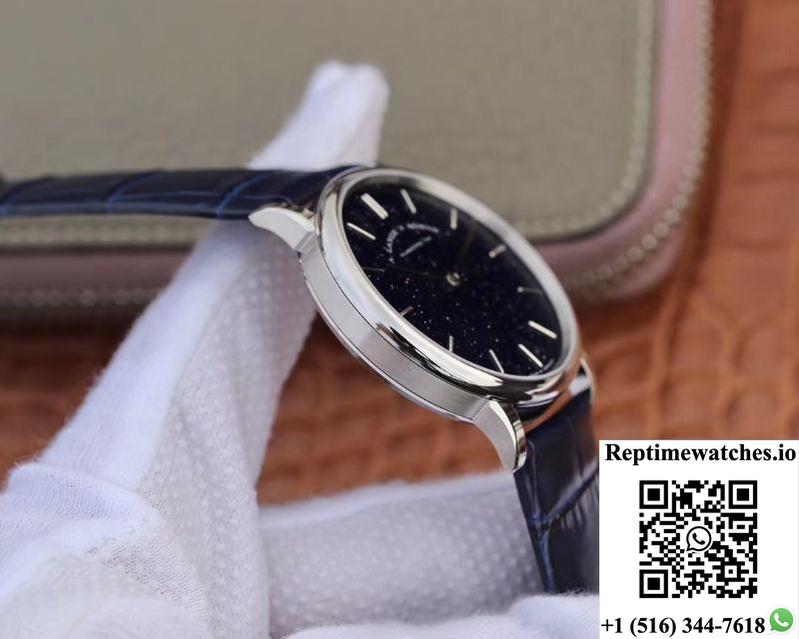A. Lange &Amp; Sohne Saxonia Thin Gold-Flux-Coated Dial In Copper-Blue 205.086 Sv Factory-Rep Time Watches