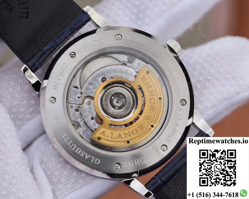 A. Lange &Amp; Sohne Saxonia Thin Gold-Flux-Coated Dial In Copper-Blue 205.086 Sv Factory-Rep Time Watches