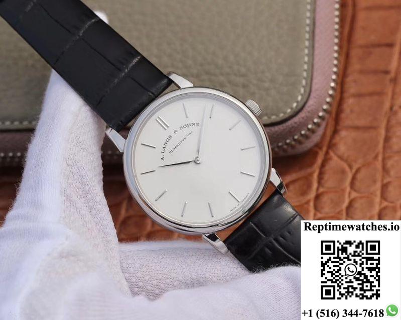 A. Lange &Amp; Sohne Saxonia Thin White Gold 201.027 Sv Factory-Rep Time Watches