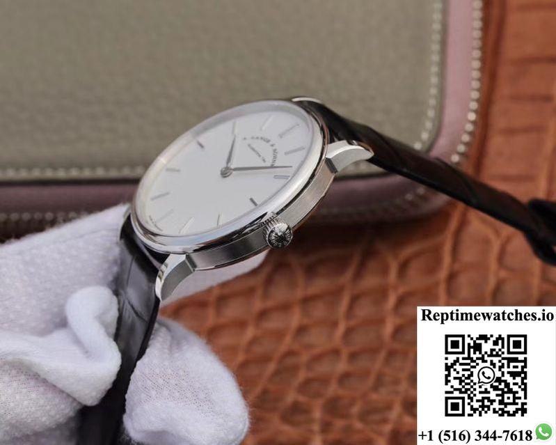 A. Lange &Amp; Sohne Saxonia Thin White Gold 201.027 Sv Factory-Rep Time Watches
