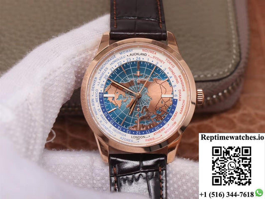 8F Factory Jaeger-Lecoultre Geophysic Univrsal Time 8102520 Pink Gold-Rep Time Watches