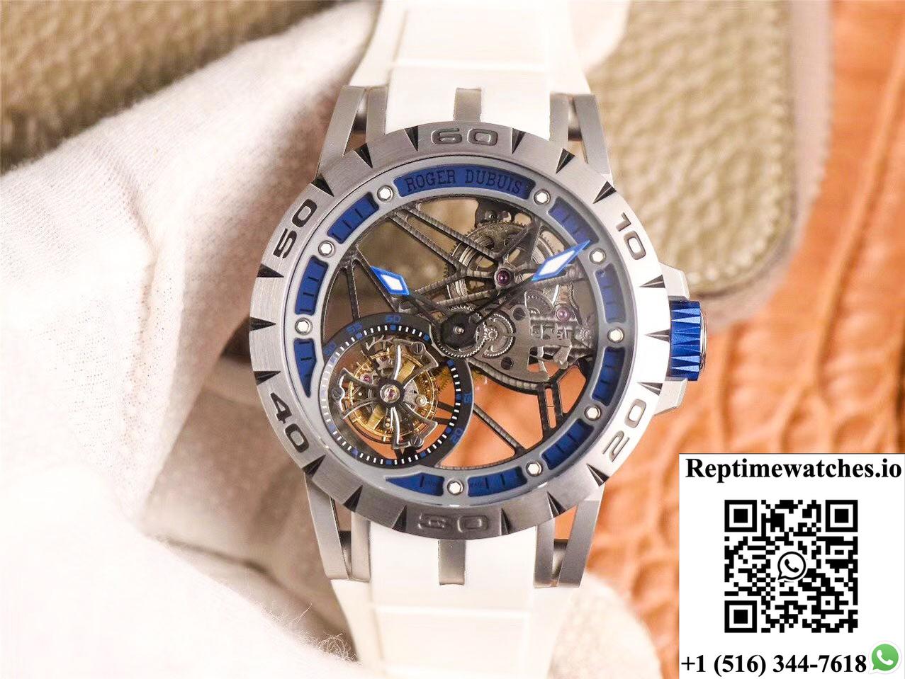 Jb Factory Roger Dubuis Excalibur Spider Italdesign Edition Rddbex0622 Bule-Rep Time Watches