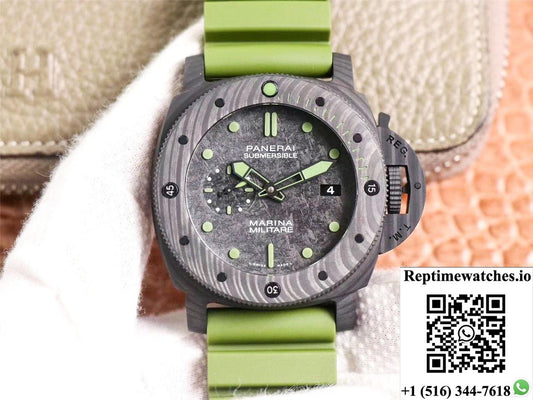 Vs Factory Panerai Submersible Marina Militare Carbotech 47Mm Pam00961-Rep Time Watches
