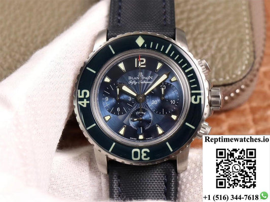 Blancpain Fifty Fathoms Chronographe Flyback 5085Fb-1140-52B Om Factory-Rep Time Watches