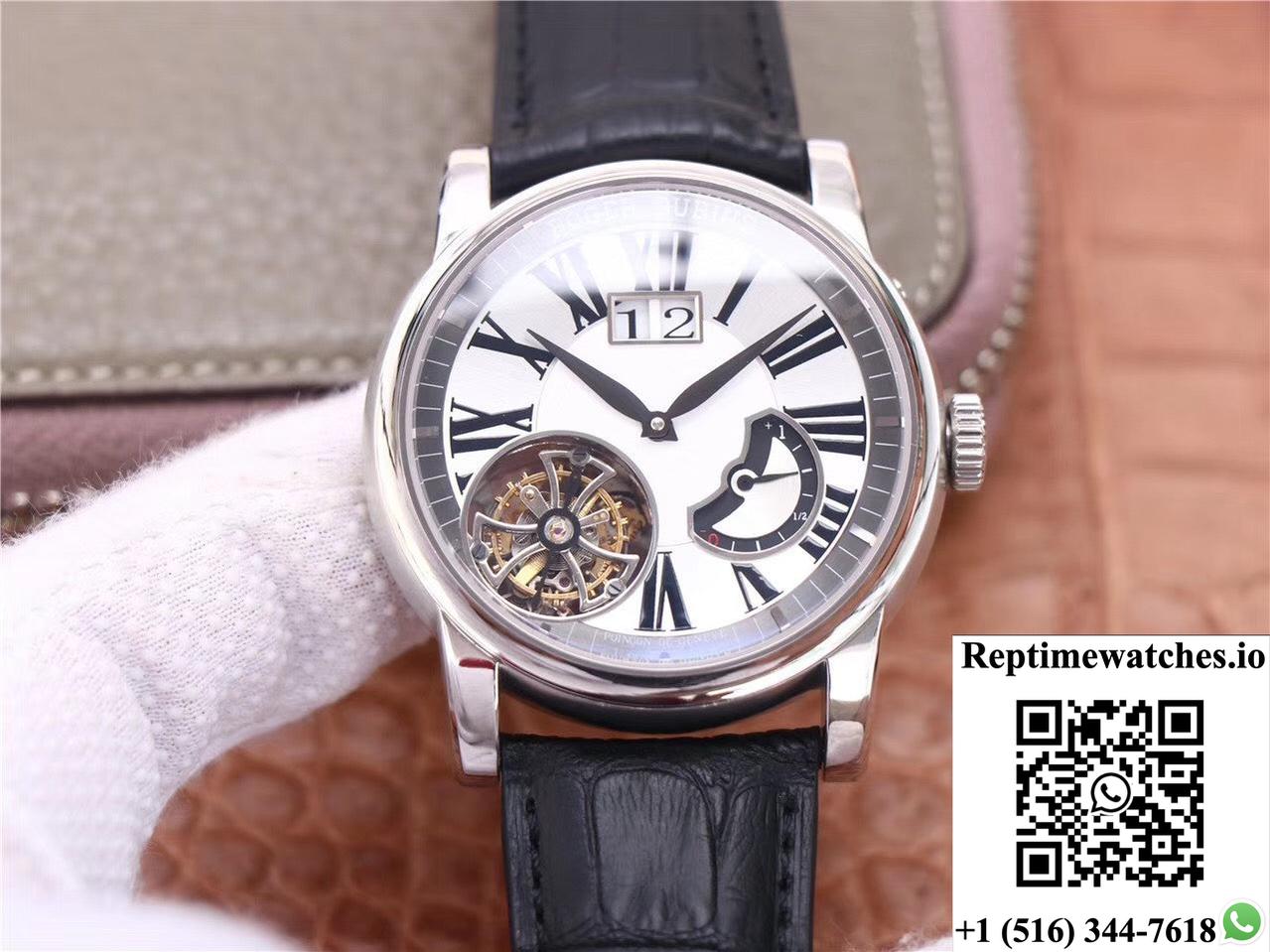 Jb Factory Roger Dubuis Hommage Flying Tourbillon Rddbho0568 Black-Rep Time Watches